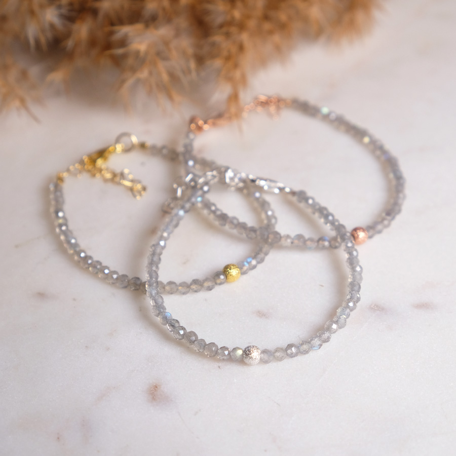 Labradorit Armkettchen facettiert