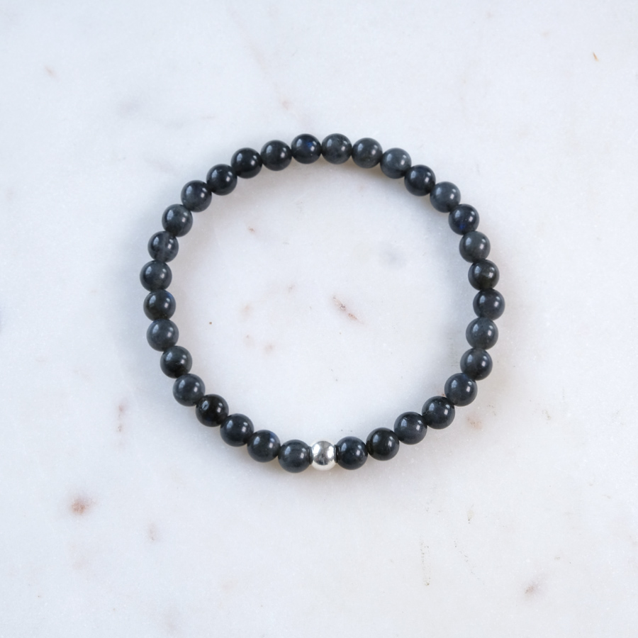Armband Labradorit 925 Silber