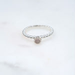 Silberring Princess 925 Silber Mondstein