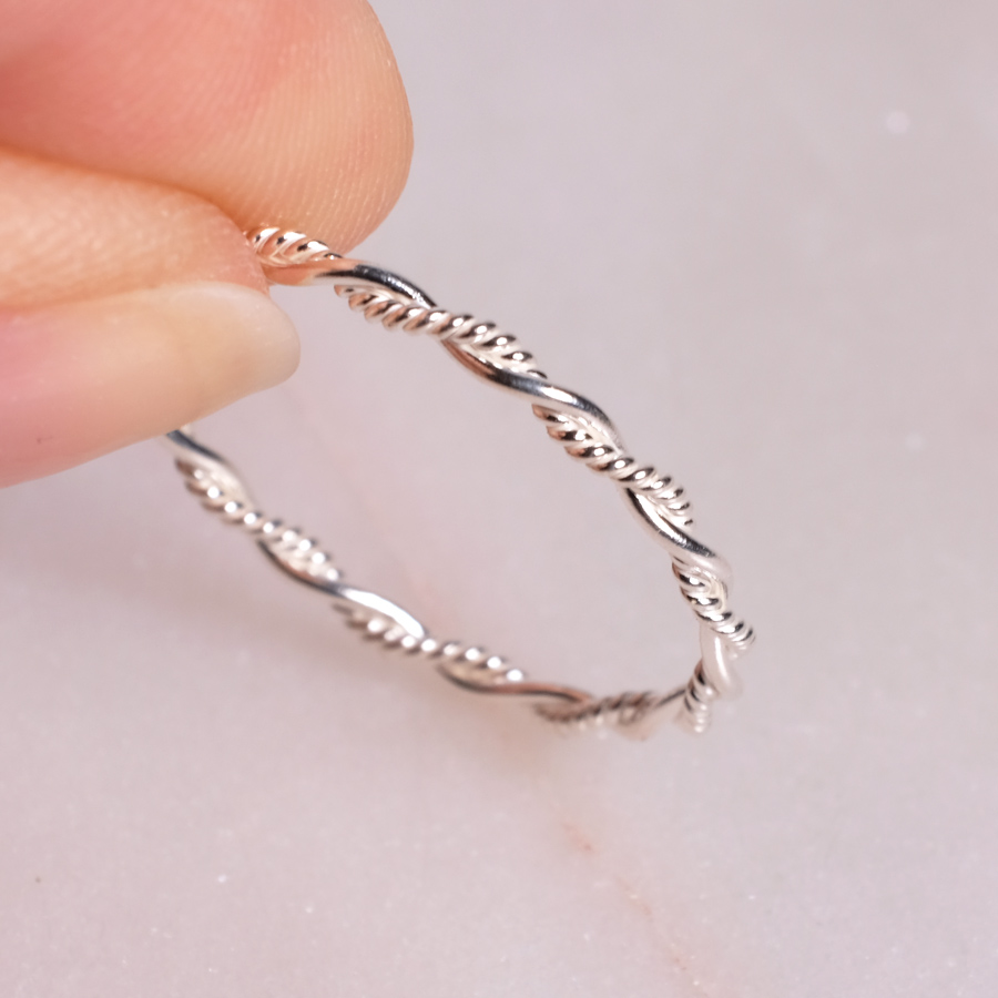 Ring Swirl 925 Silber