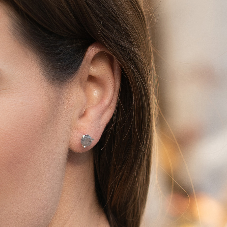 Labradorit Ohrstecker