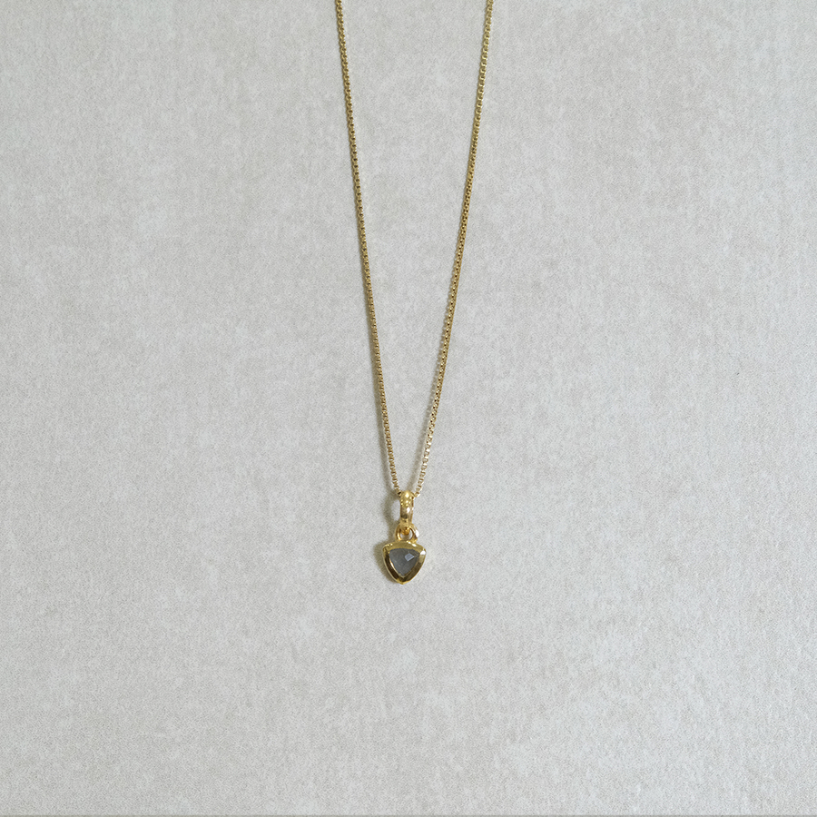 Labradorit Triangel // Venezianerkette