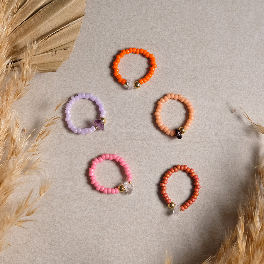 Elastische Ringe // Sommerkollektion 2024