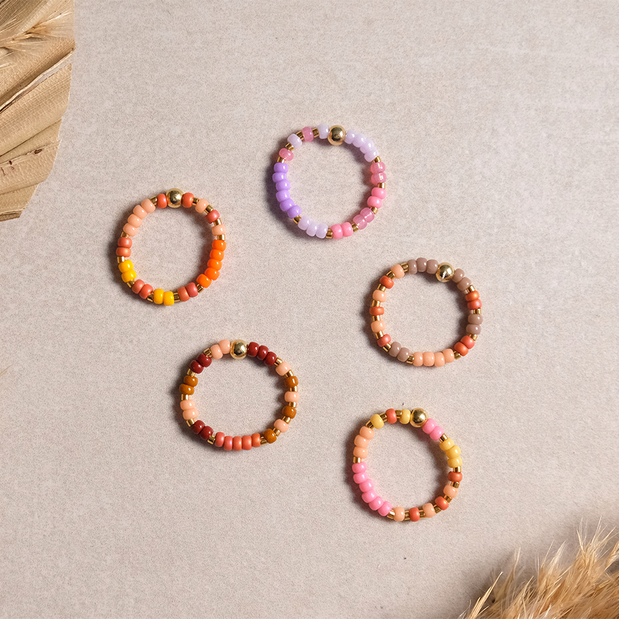 Elastische Ringe // Sommerkollektion 2024